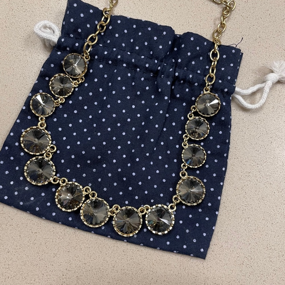 Charcoal colored necklace
